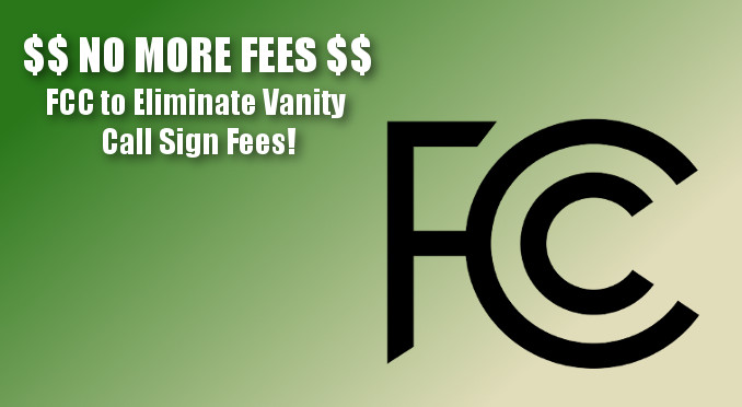 FCC Eliminates Vanity Call Sign Fee
